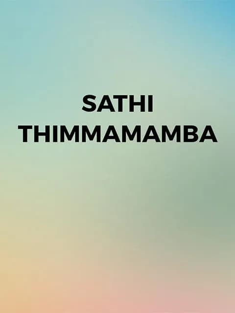 Sathi Thimmamamba