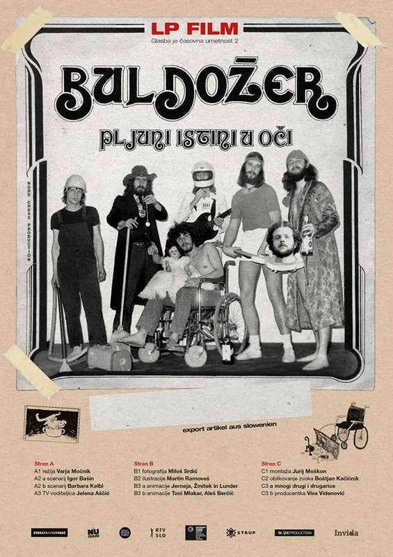 Glasba je casovna umetnost 2 LP film Buldozer: Pljuni istini u oci