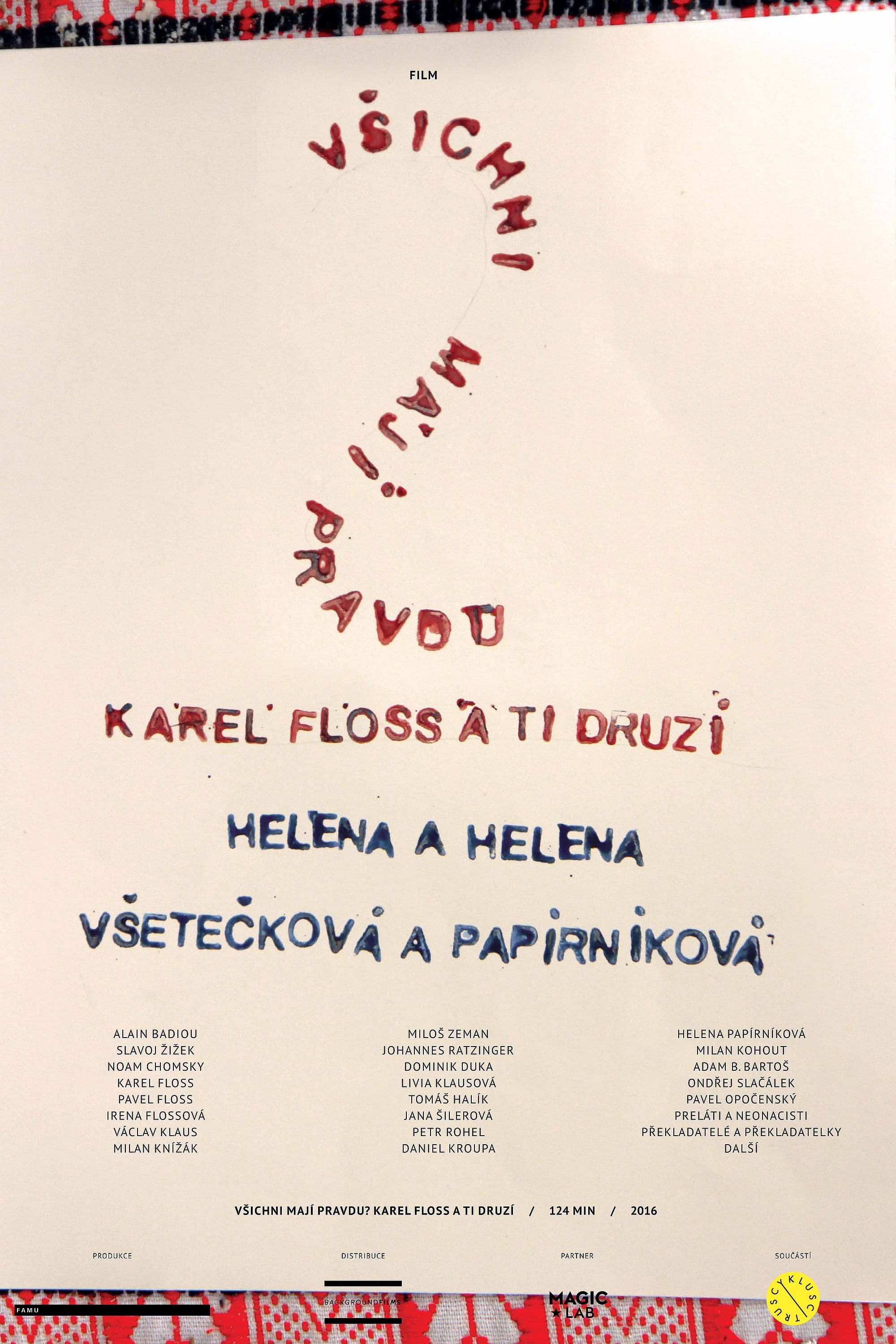 Is Everyone Right? Karel Floss and the Others.