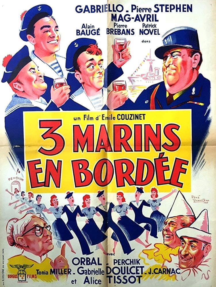 Trois marins en bordÃ©e