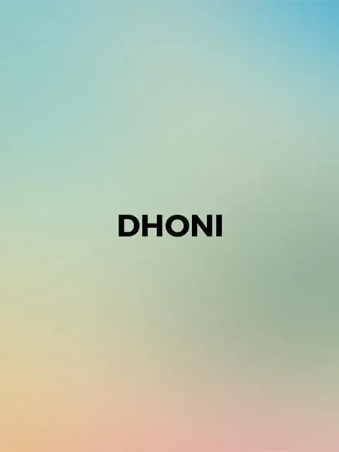 Dhoni