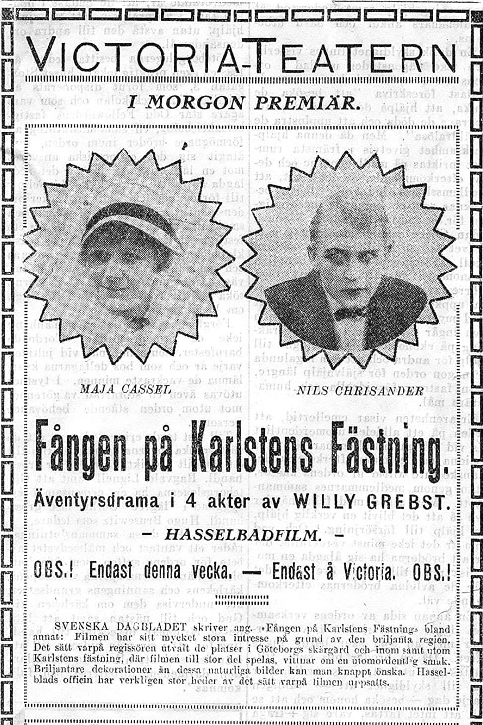FÃ¥ngen pÃ¥ Karlstens fÃ¤stning