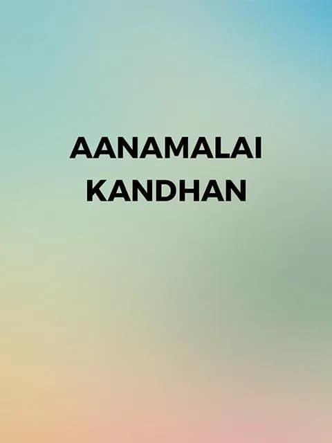 Aanamalai Kandhan