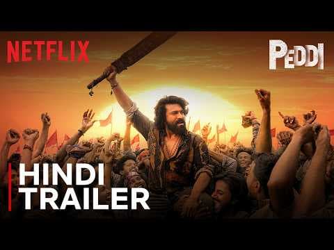 Peddi | Hindi Trailer | Ram Charan, Janhvi Kapoor, Divyendu | Netflix India
