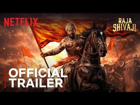Raja Shivaji | Official Trailer | Riteish Deshmukh, Sanjay Dutt, Genelia Deshmukh | Netflix