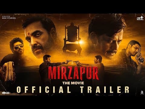 Mirzapur The Movie | Official Hindi Trailer |Ali Fazal | Pankaj Tripathi | Divyenndu | 4th Sept